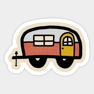 Happy Camper Sticker